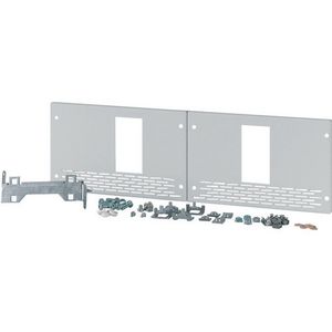 Frontplaat opening 2xNZM1 3/4P High density HxB=150x600mm