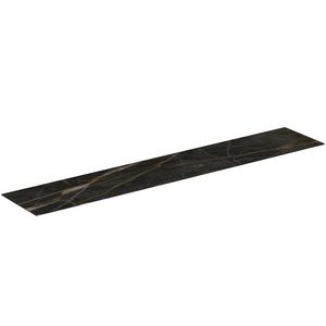 Conca keramisch afdekblad 2000x373x6mm zonder uitsnijding black marble