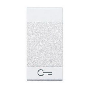 Wipschakelaar met sleutel symbool 1 module Livinglight