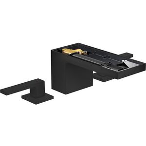 AXOR MyEdition 3-gats wastafelmengkraan 70 en afvoerplug zonder plaat mat zwart