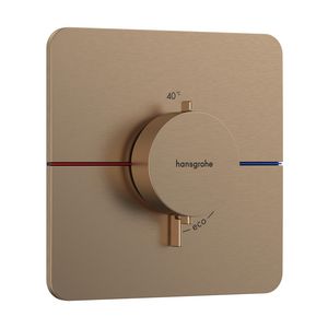 ShowerSelect Comfort Q thermostaat afbouwdeel tbv inbouw Brushed Bronze