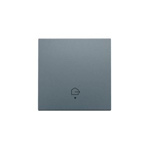 Afwerkingsset lens geconn. enkelv. Schakelaar blue grey