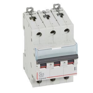 Installatieautomaat DX³ 6000A/10kA 3-polig D-karakteristiek 63A