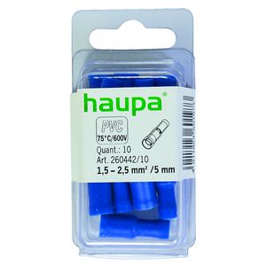 Zak a 100st. Rondstekkerhuls female 1.5-2.5/5mm isol. PVC