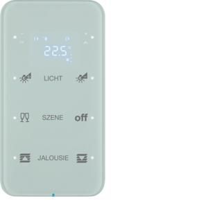 Tastsensor KNX-touch therm. geconfig. 3-v berker R.1 glas