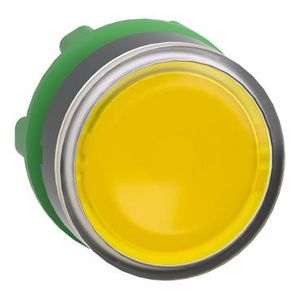 Kop verzonken drukknop Geel Verlicht Led Terugve Harmony XB5