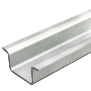 Lengte a 2m. DIN-rail gesloten 225mm 35x15mm staal verzinkt.