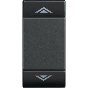 WipschakelaarOP/NEER 1 module antraciet Livinglight VVE=10