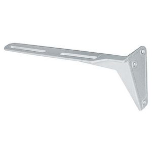 set a 2 DEFA wastafelconsoles Scandinavisch model 240mm alu. wit incl. 4x hamerkopboutjes