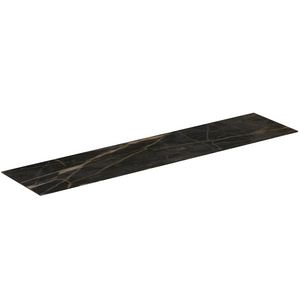 Conca keramisch afdekblad 1600x373x6mm zonder uitsnijding black marble