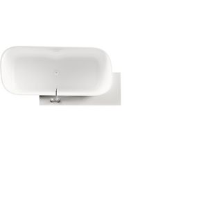 Ligbad INFINITIVE kleur Artico Basic met console hoek links kleur Artico 170x75cm (184x90cm)