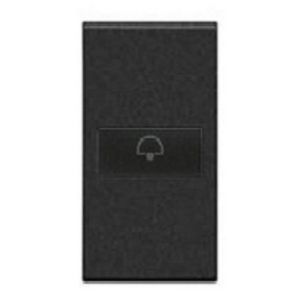 Toets bel symbool ax 1 module antraciet Livinglight