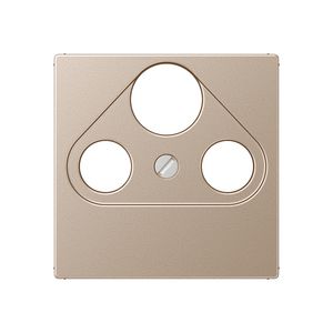 Afdekking SAT-TV 3-gats A500 champagne
