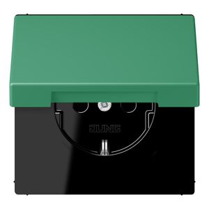 Wandcontactdoos met R/A klapdeksel slagvast LC4320G