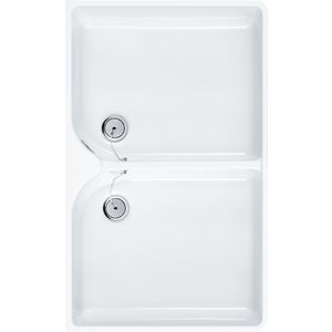 Dubbele spoelbak O.novo 895x220x550mm 63320001