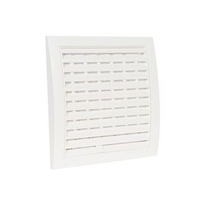 Afsluitbaar ventilatierooster 190x190mm wit