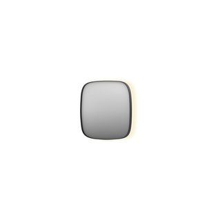Spiegel contour stalen kader 800x800mm geborsteld metal black SP30 INK 8409725
