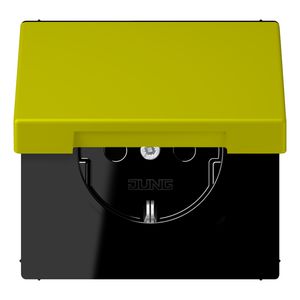 Wandcontactdoos met R/A klapdeksel slagvast LC4320F