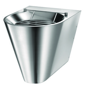 Uitgietbak XL P staand toevoer vert RVS 304 mat