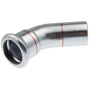 Insteekbocht 45° Xpress STAAL 22x spie 22mm C1412