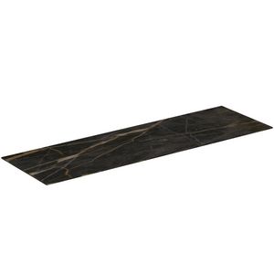Conca keramisch afdekblad 1200x373x6mm zonder uitsnijding black marble