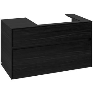 Wastafelonderkast Collaro 1000x548x500mm Black Oak C018B0AB