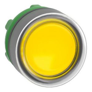 Kop verzonken drukknop Geel Verlicht Led Terugve Harmony XB5