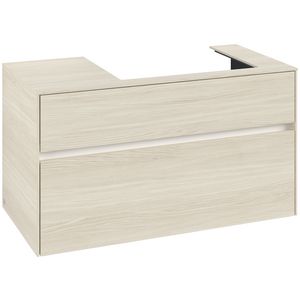 Wastafelonderkast Collaro 1000x548x500mm White Oak C018B0AA