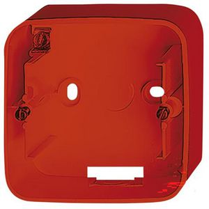 Opbouwbak met bodem 1v R-rood