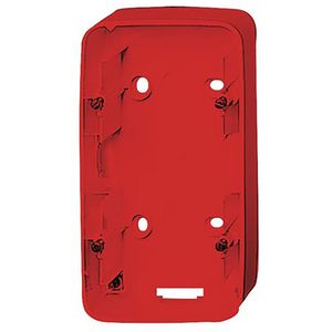 Opbouwbak met bodem 2v R-rood