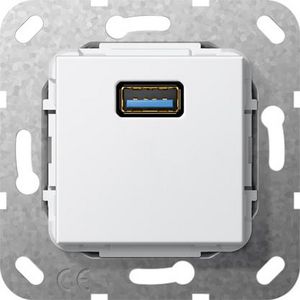 USB 3.0 A kppl. Basiselement zuiver wit