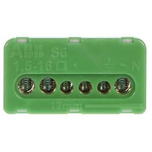 Klemmenblok PE 3x6mm²+3x16mm²