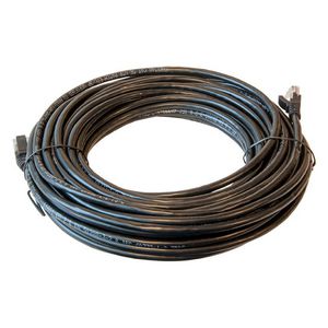 Patchkabel / netwerkkabel CAT5e UTP PVC molded zwart 15meter