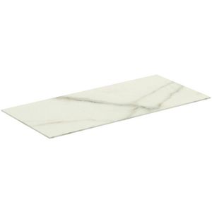 Conca keramisch afdekblad 800x373x6mm zonder uitsnijding white marble