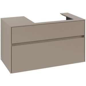 Wastafelonderkast Collaro 1000x548x500mm Taupe C01800VM