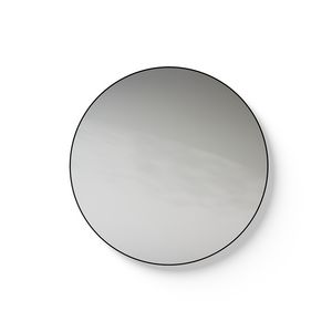 Spiegel Toilet Line Round, matt black frame, diameter 30 cm