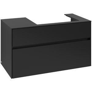 Wastafelonderkast Collaro 1000x548x500mm Volcano Black C01800VL