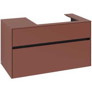 Wastafelonderkast Collaro 1000x548x500mm Wine Red C01800AH