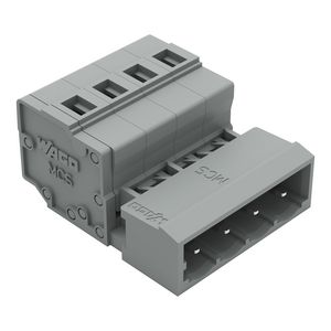 1-draads male steker 2,5mm² grijs 231-604 VVE=100