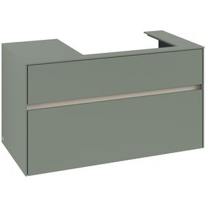 Wastafelonderkast Collaro 1000x548x500mm Soft Green C01800AF