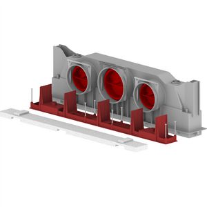 Roosterbox Lamina/Bilamina L=610mm 2x DN90