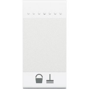 Wipschakelaar wit kamer opmaken 1 module Livinglight