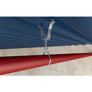 Trapeziumhanger /  Dakplaatophangelement TZH M8