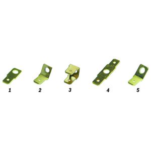 Zak a 200st. Vlakstekker messing 0gr. 6,3x0,8mm 280186