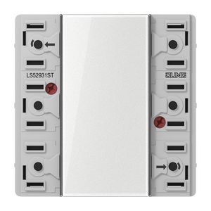 Tastermodule univ 3-voudig F50 LS range Secure KNX