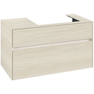 Wastafelonderkast Collaro 1000x548x500mm White Oak C01800AA