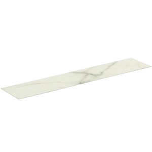 Conca keramisch afdekblad 2400x505x6mm zonder uitsnijding white marble