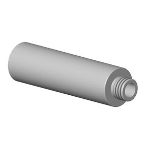 Aansluiting 35x135mm Champagne gebors. (22kt Goud)