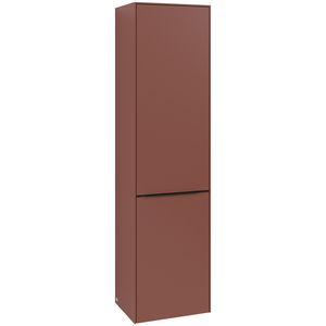 Hoge kast SUBWAY 3.0 450x1710x362mm Wine Red C59301AH greep Volcano Black