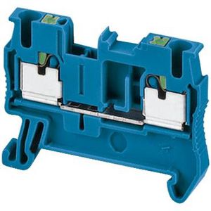 Doorvoer klemmenblok 2,5mm² 24A Enkel niveau Push-in VVE=50